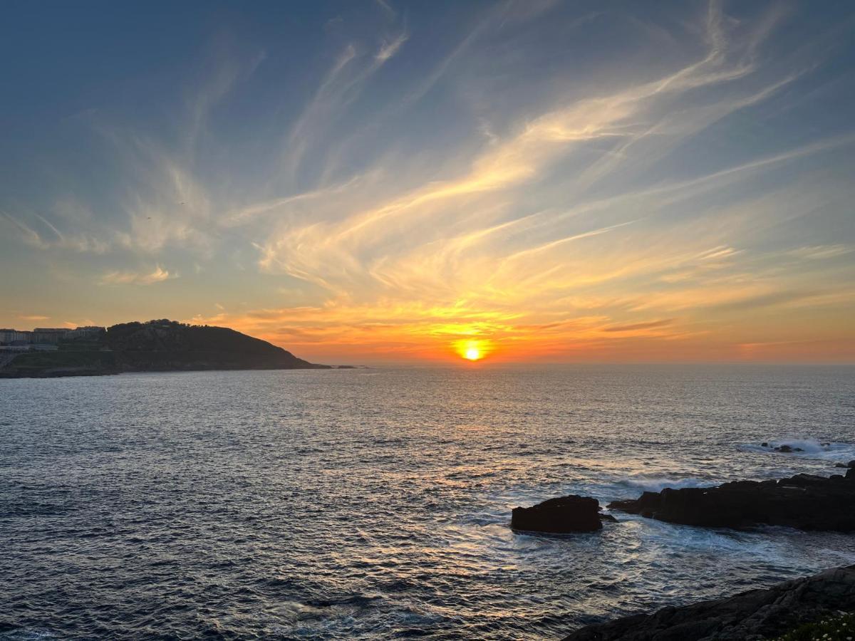 Primera Linea De Playa De Riazor Corunha Exterior foto